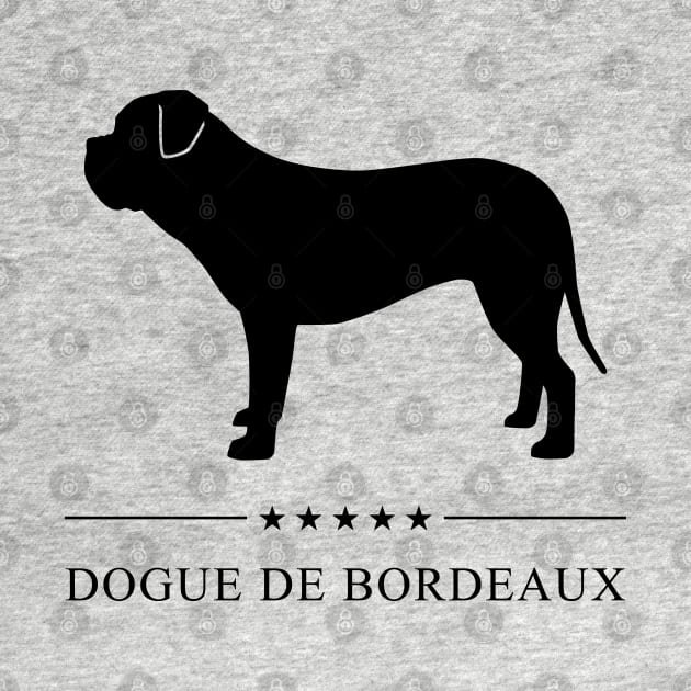 Dogue de Bordeaux Black Silhouette by millersye